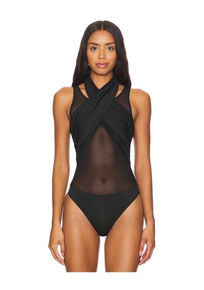 superdown Danica Bodysuit in Black. Size L. Also in M, S, XL, XS.