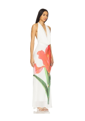 Runaway The Label Jasmina Maxi Dress in White. Size S. Also in M, XXL.