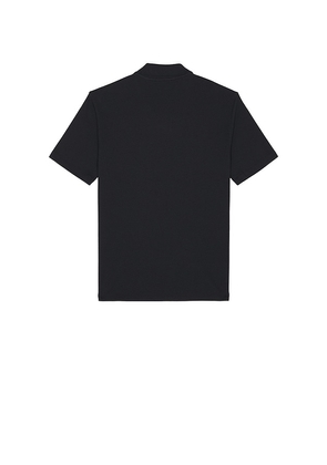 Vince Mesh Knit Johnny Collared Shirt in Navy. Size S. Also in XXL/2X.