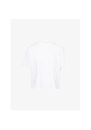 Womens Carhartt WIP Chester Embroidered-Logo Cotton T-Shirt