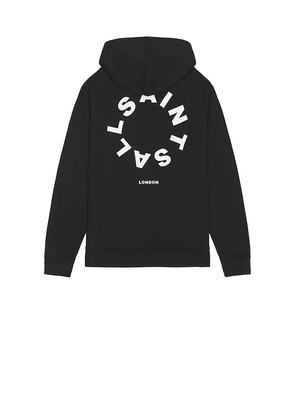 ALLSAINTS Tierra Hoodie in Black. Size L. Also in M, S.