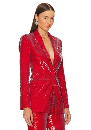 Michael Costello x REVOLVE Harlow Blazer in Red. Size S. Also in XS, XXS.