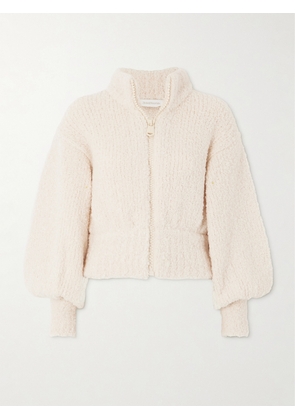 Zimmermann - Wool-blend Bouclé-knit Cardigan - Cream - 00,1,2,3,4