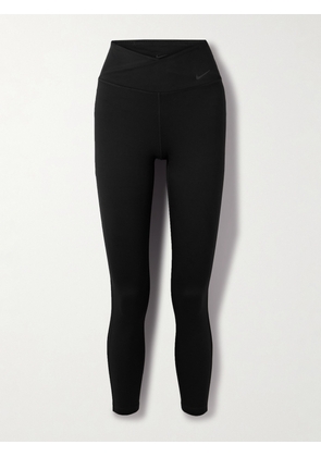Nike - One Mesh-trimmed Dri-fit Leggings - Black - x small,small,medium,large,x large