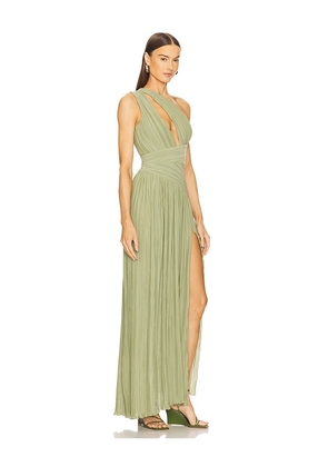 Michael Costello x REVOLVE Sloane Gown in Sage. Size M. Also in L, S, XL, XS, XXS.