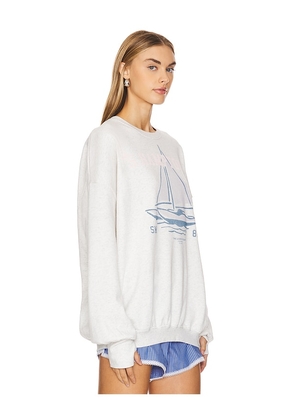 The Laundry Room S. Hamptons Regatta Sweatshirt in Grey. Size L. Also in M, S, XL, XS.