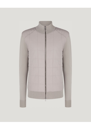 Belstaff Kelbrook Zip Cardigan Men's Merino Wool Pumice Size M