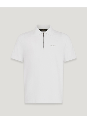 Belstaff Alloy Polo Men's Cotton Jersey White Size 3XL