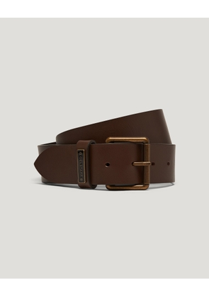 Belstaff Ledger Belt Men's Calf Leather Brown Size S
