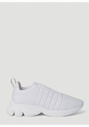 Burberry Quilted Classic Sneakers - Man Sneakers White Eu - 42