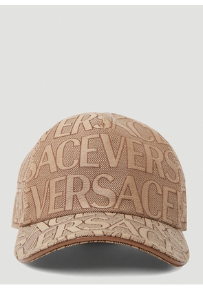Versace Logo Baseball Cap - Man Hats Beige 59