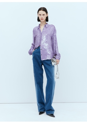 Dries Van Noten Straight Leg Jeans - Woman Jeans Blue 27