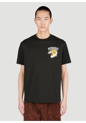 Kenzo Logo Print T-shirt - Man T-shirts Black Xxl