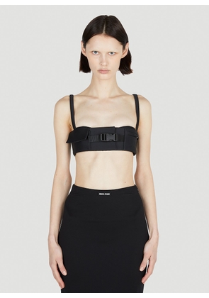 Miu Miu Buckle Fastening Top - Woman Tops Black It - 42