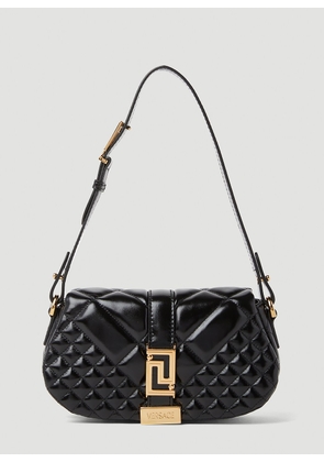 Versace Greca Goddess Mini Shoulder Bag - Woman Shoulder Bags Black One Size