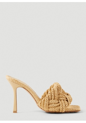 Bottega Veneta Lido High Heel Mules - Woman Heels Beige Eu - 36