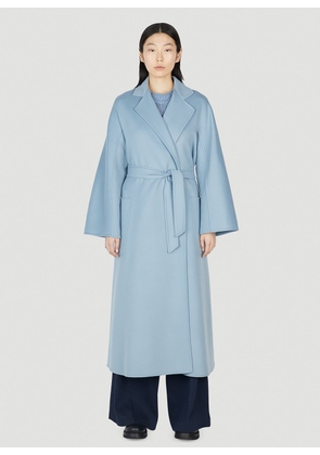 Max Mara Cadmio Trench Coat - Woman Coats Light Blue It - 38