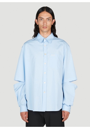 Gucci Convertible Sleeve Shirt - Man Shirts Blue It - 50
