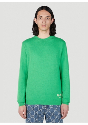 Gucci Horsebit Sweater - Man Knitwear Green Xxl