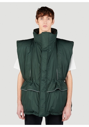 Balenciaga Wrap Gilet - Man Jackets Green 3
