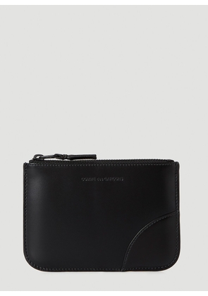 Comme des Garçons Wallet Tonal Zip Pouch  -  Wallets & Cardholders Black One Size