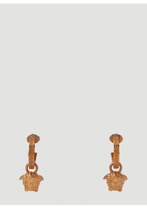 Versace Medusa Head Hoop Earrings - Woman Jewellery Gold One Size