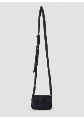 Bottega Veneta Candy Cassette Crossbody Bag - Man Crossbody Bags Black One Size