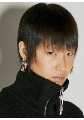 Balenciaga Mega Earrings - Woman Earrings Silver One Size