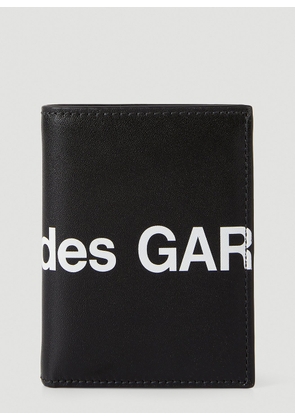 Comme des Garçons Wallet Logo Bi-fold Wallet -  Wallets & Cardholders Black One Size