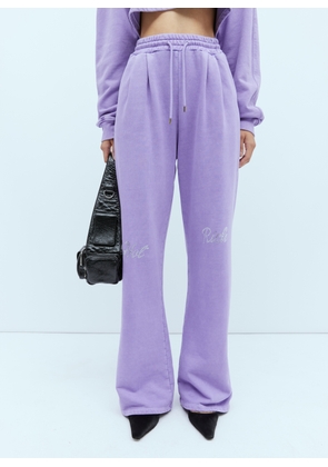 AVAVAV Crystal Embellished Track Pants - Woman Track Pants Purple Xs