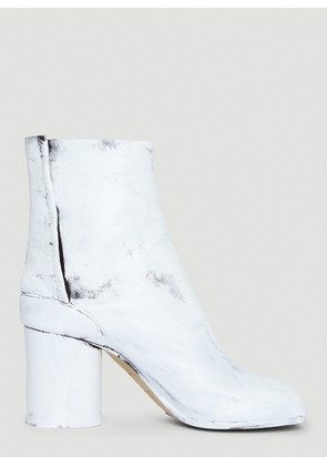 Maison Margiela Tabi Painted Boots - Woman Boots White Eu - 40
