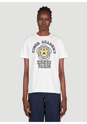Kenzo Tiger Academy T-shirt - Woman T-shirts White Xs