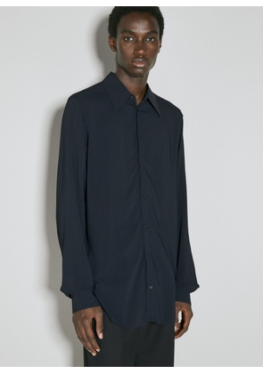 Dolce & Gabbana Martini Fit Stretch Charmeuse Shirt - Man Shirts Black Eu - 39