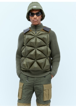 Moncler Pharrell Williams Holly Down Vest - Man Jackets Green 2