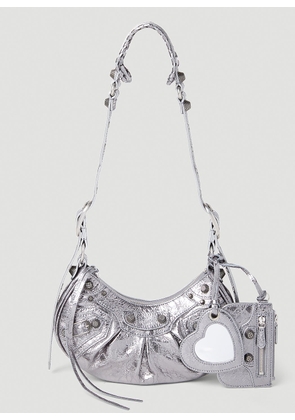 Balenciaga Le Cagole Xs Shoulder Bag - Woman Shoulder Bags Silver One Size