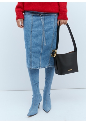 Jacquemus Le Petit Regalo Shoulder Bag - Woman Shoulder Bags Black One Size