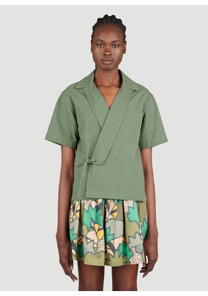 Kenzo Kimono Shirt - Woman Shirts Green S