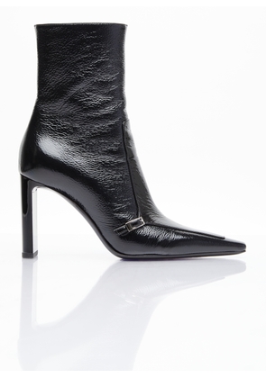 Saint Laurent Vendome Leather Boots - Woman Boots Black Eu - 36