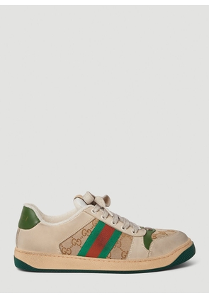 Gucci Screener Logo Sneakers  - Woman Sneakers Beige Eu - 37