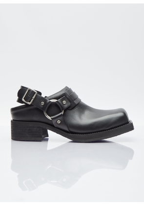 Acne Studios Buckle Leather Shoes - Woman Slip Ons Black Eu - 41