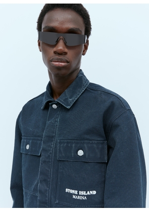 Stone Island Marina Overshirt - Man Shirts Navy L