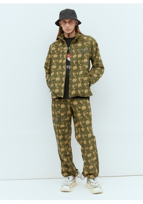 Puma x Pleasures Printed Track Jacket - Man Jackets Brown Xl