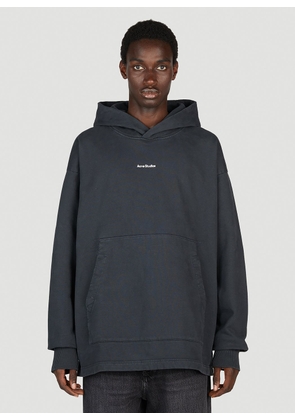 Acne Studios Logo Hooded Sweatshirt - Man Sweatshirts Black Xxl
