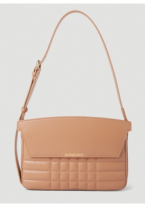 Burberry Catherine Quilted Shoulder Bag - Woman Shoulder Bags Beige One Size