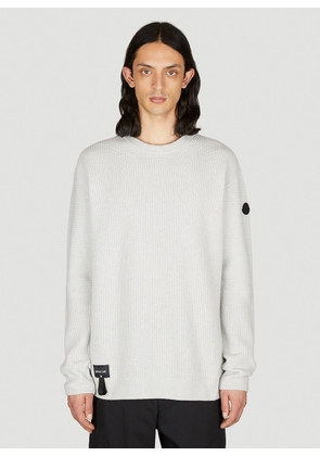 Moncler Wool Knit Sweater - Man Knitwear Grey L