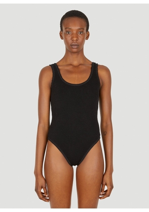 Bottega Veneta Crinkle Swimsuit - Woman Swimwear Black S