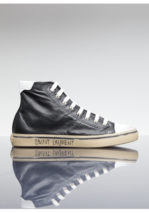 Saint Laurent Malibu High Top Sneakers - Man Sneakers Black Eu - 40