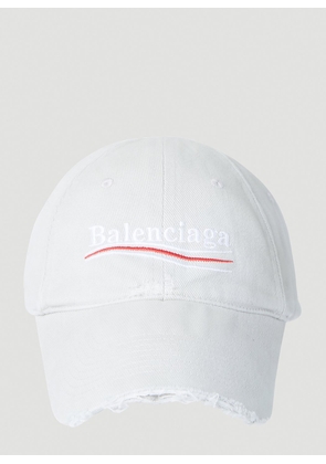 Balenciaga Political Campaign Baseball Cap - Man Hats White M