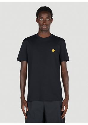 Versace Medusa Embroidered T-shirt - Man T-shirts Black S