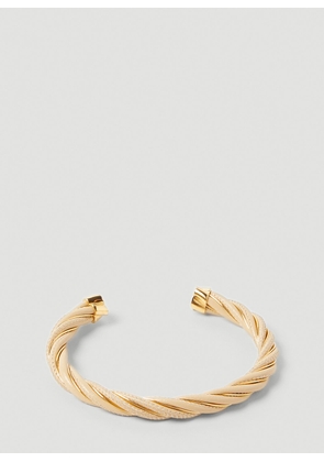 Bottega Veneta Twist Cuff Bracelet - Woman Jewellery Beige M